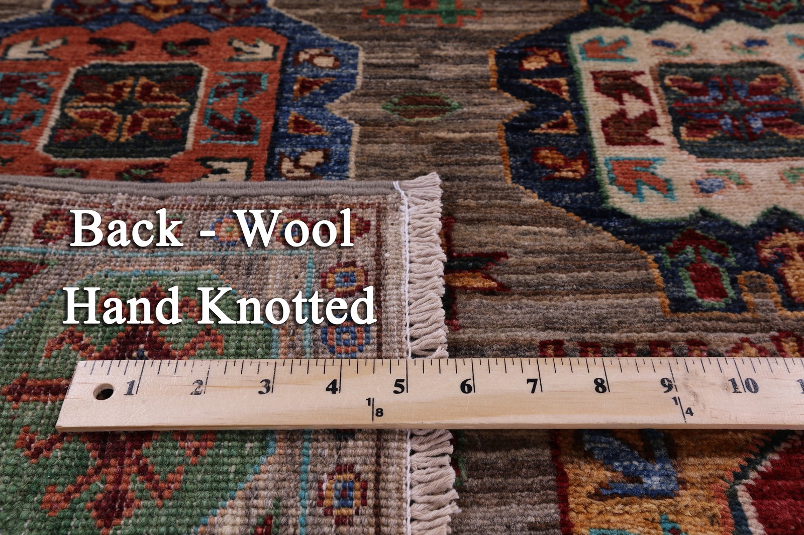 Fine Turkmen Ersari Hand-Knotted Rug 3′ 7″ X 4′ 8″ – Q16465