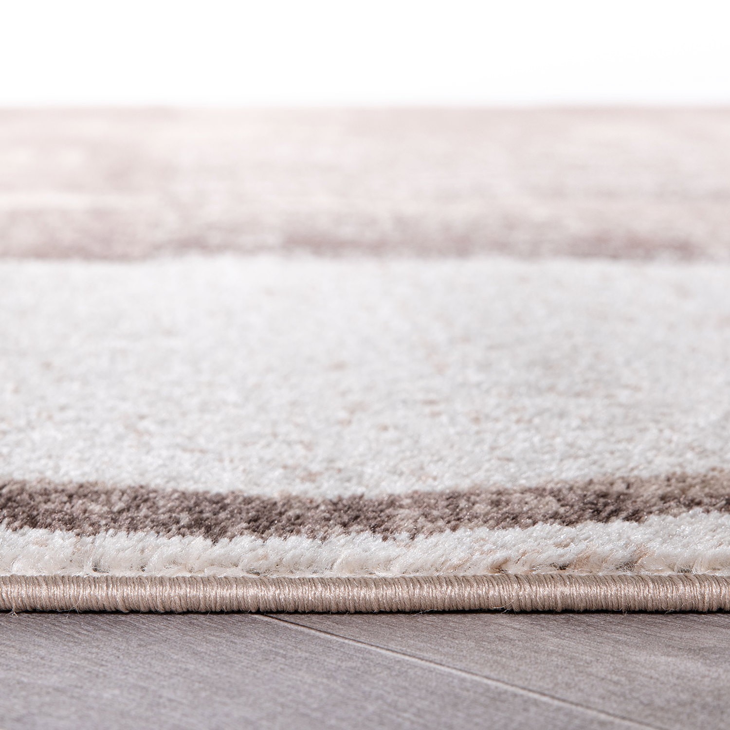 Rugshop Area Rug Abstract Circle Rugs for Living Room Bedroom Carpet Brown Rugs