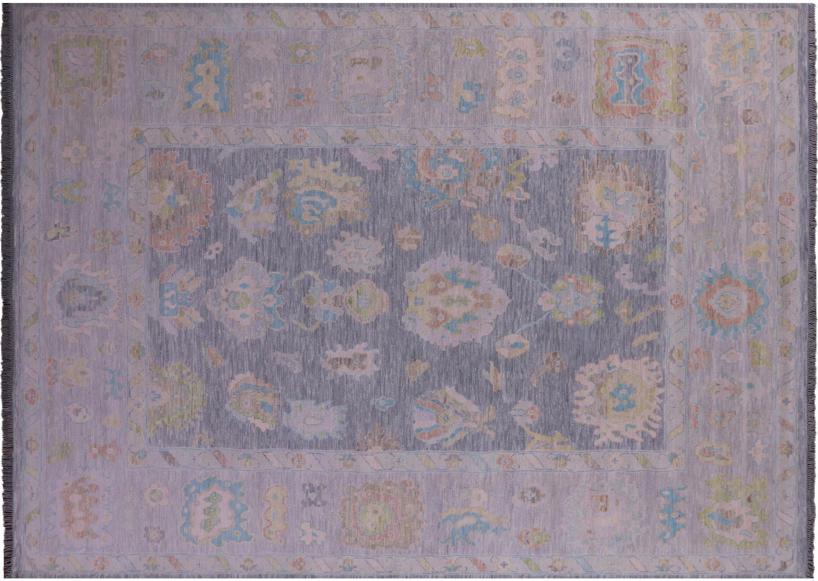10′ 3″ X 13′ 11″ Turkish Oushak Handmade Wool Rug – Q21265