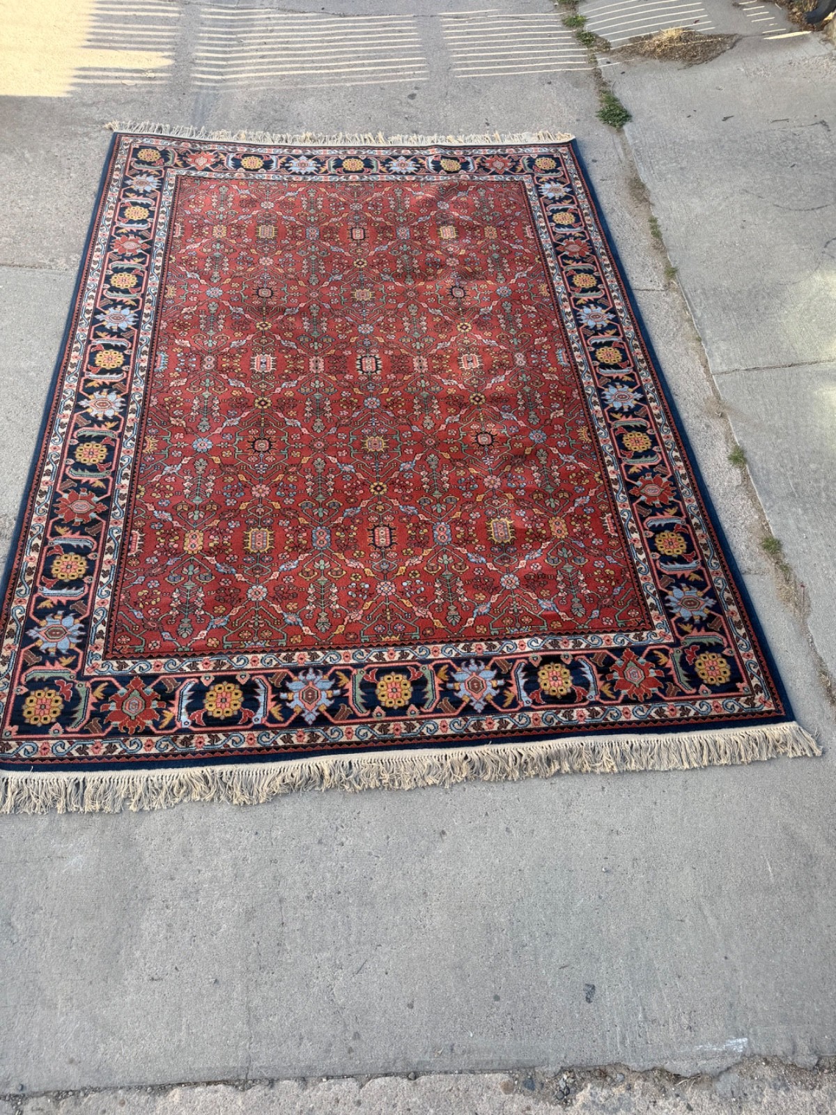 karastan rug 9 x 12. Serapi model