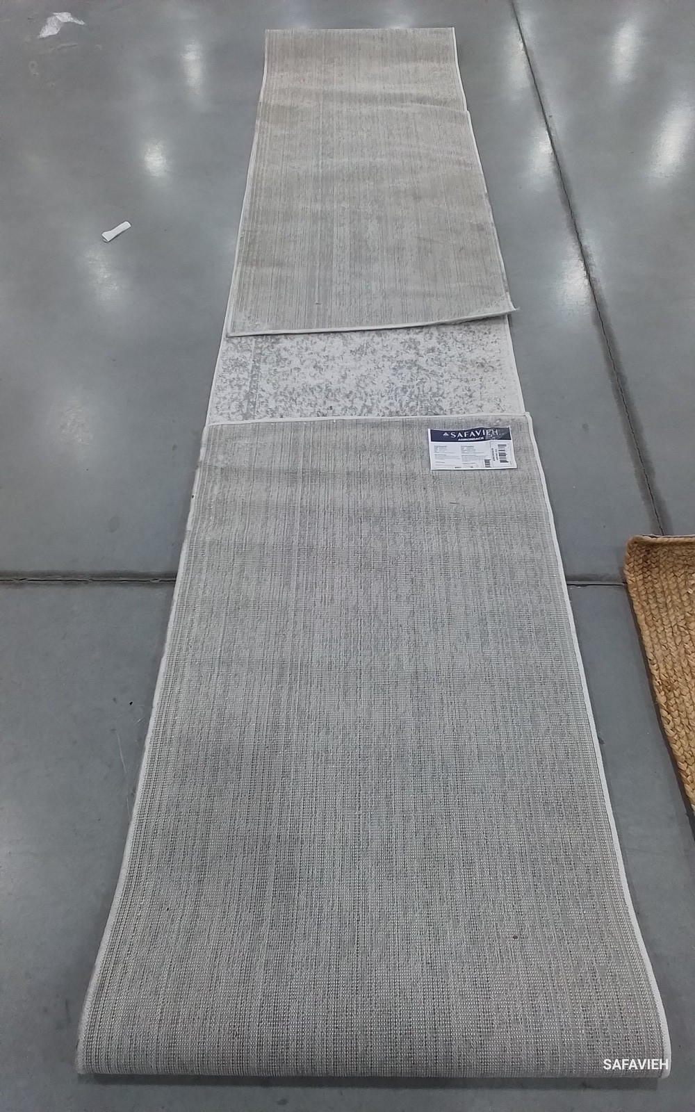 IVORY SILVER 2′-6″ x 22′-0″ Back Stain Rug, Reduced Price 1172795883 ADR109C-222
