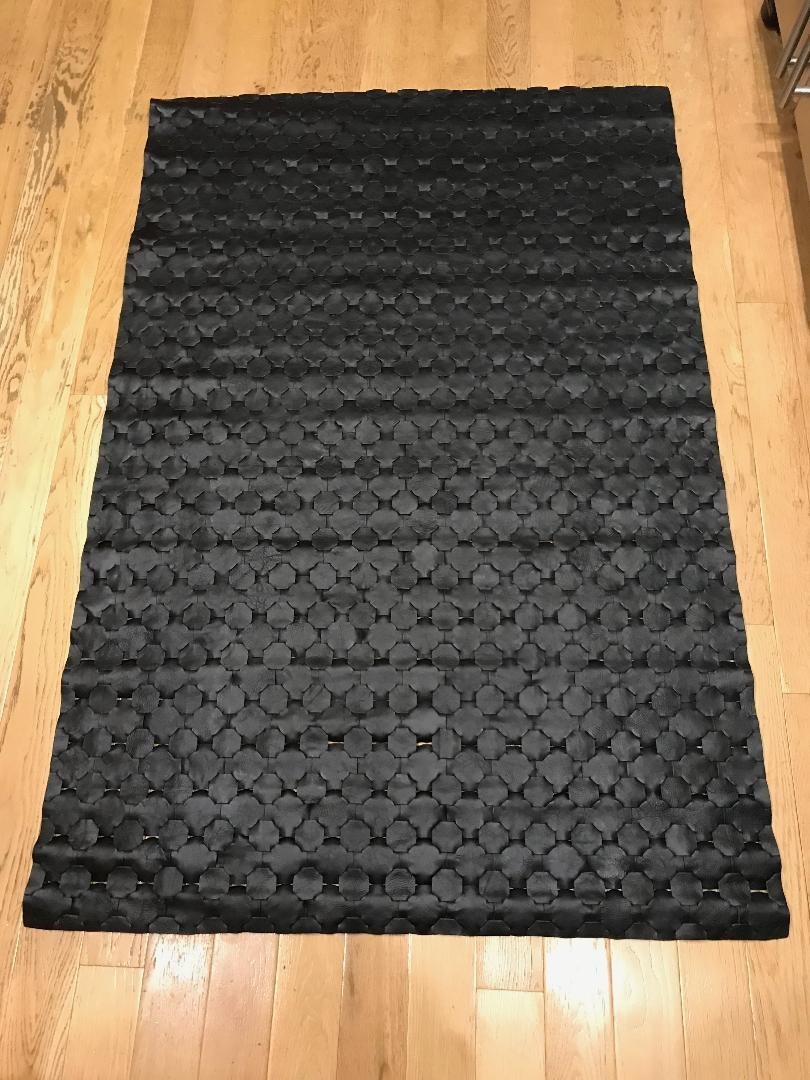 Elvis & Kresse Luxury leather rug MEDIUM – 119 X 178CM (Rug sells for $987.00)