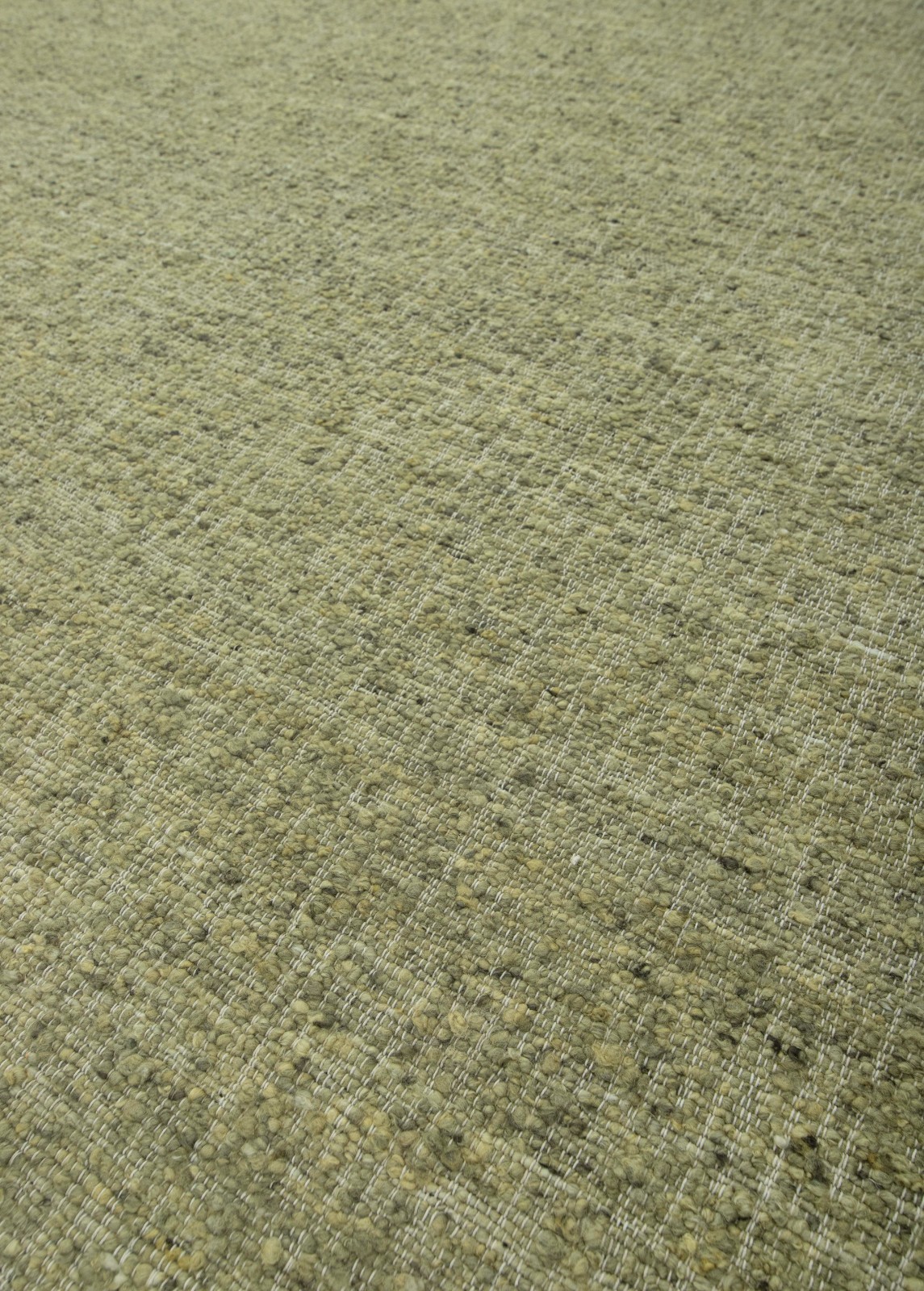 Natural Wool Jute Green Solid Plain High Quality Hand Woven Premium Quality Rug
