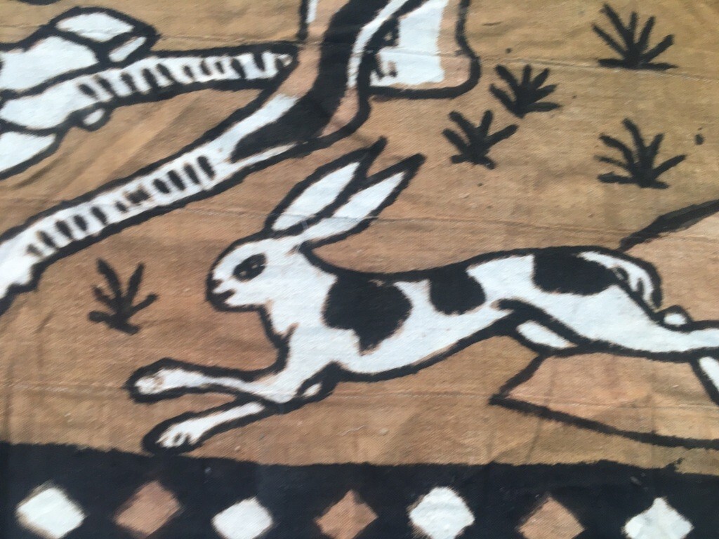Mud Cloth Handmade Tapestry,Large Tapestry,Batik African Painting Tapesty,4x5ft