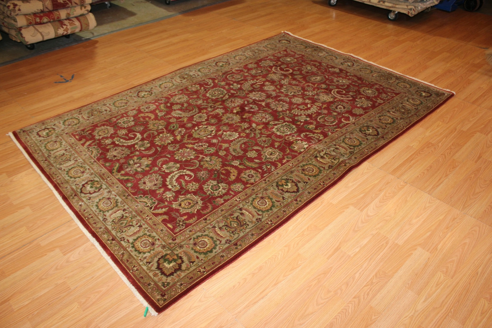 Genuine 5’11” x 8’9″ Fine Tabris Kas-han Area Rug Carpet