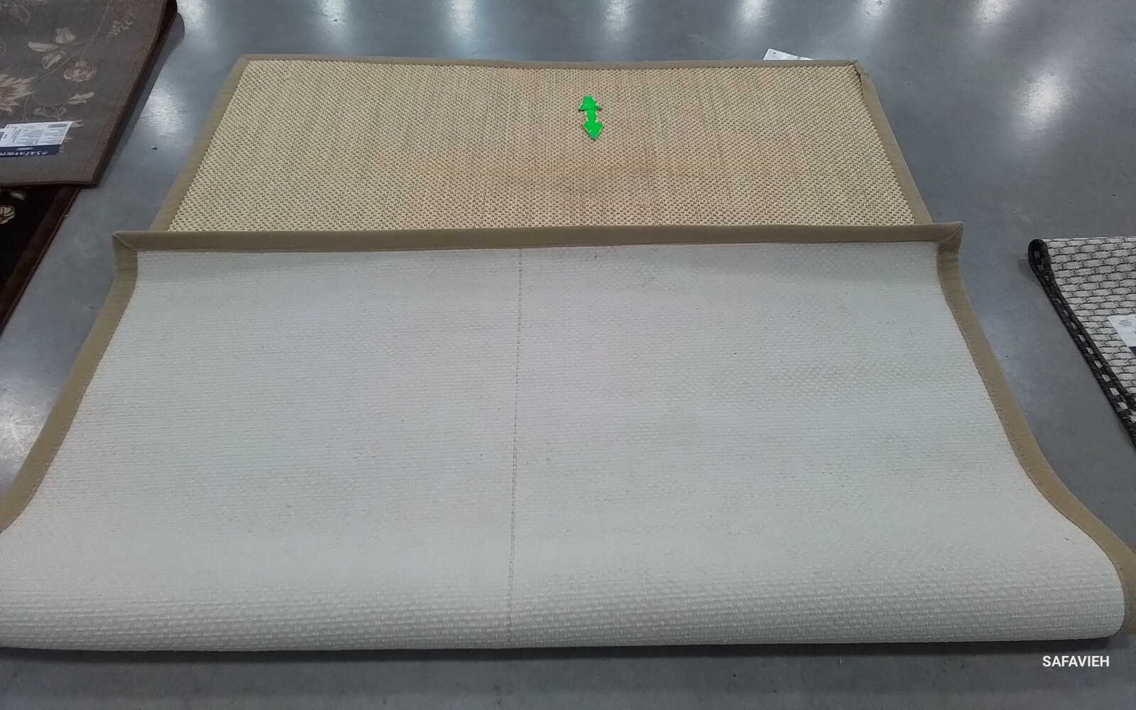 MAIZE / LINEN 6′-0″ x 9′-0″ Stained Rug, Reduced Price 1172769982 NF141B-6