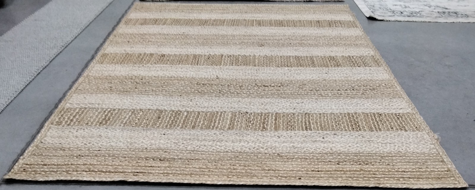 NATURAL / IVORY 8′ X 10′ Damaged Binding Rug, Reduced Price 1172756556 NF887A-8