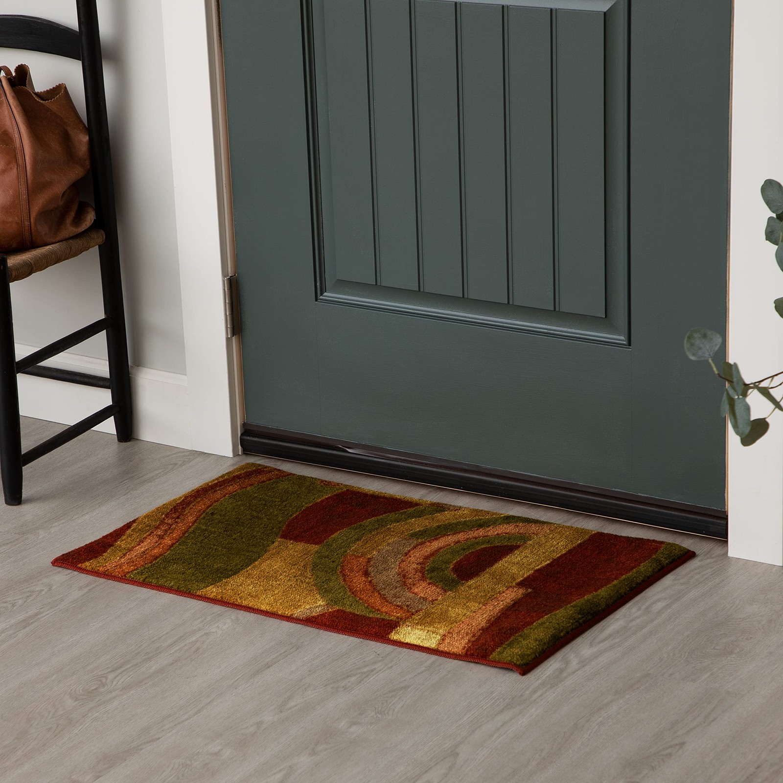 New Wave Picasso Wine Abstract Accent Area Rug, 1’8″x2’10”, Multi