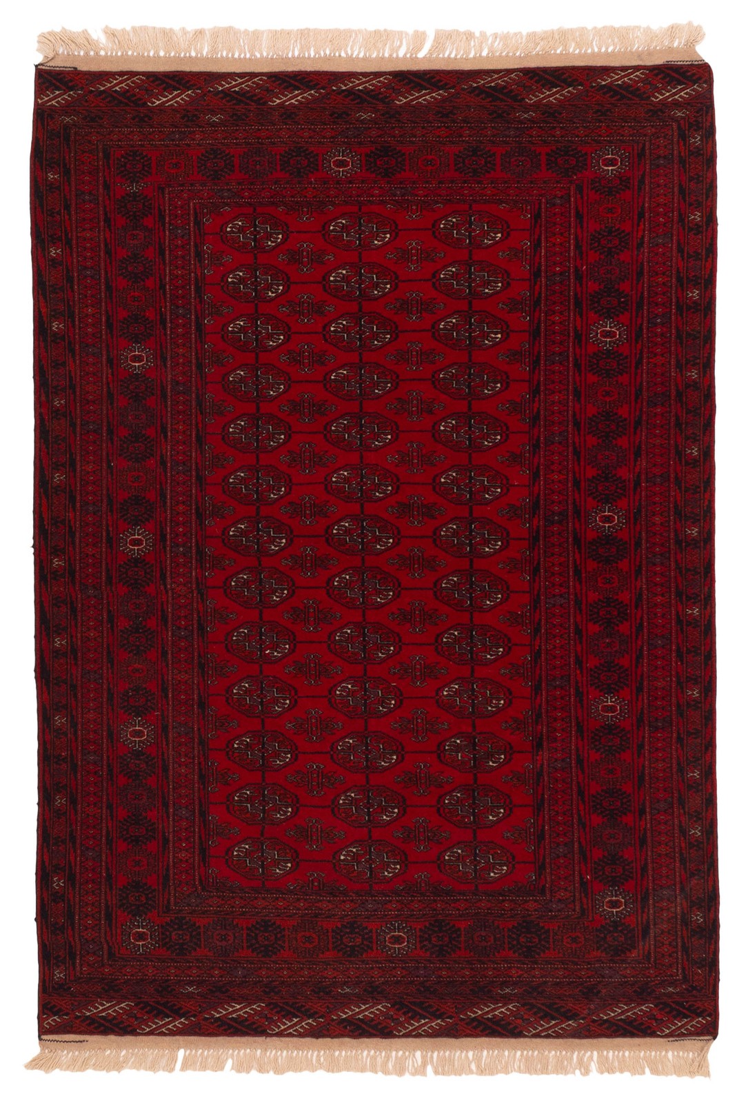Traditional Hand-knotted Carpet 3’11” x 5’9″ Wool Oriental Area Rug