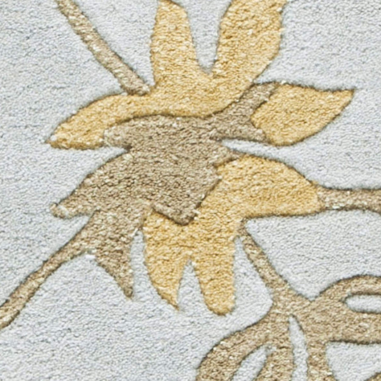 Soho Collection 5′ x 8′ Light Blue SOH313A Handmade Premium Wool & Viscose Ar…