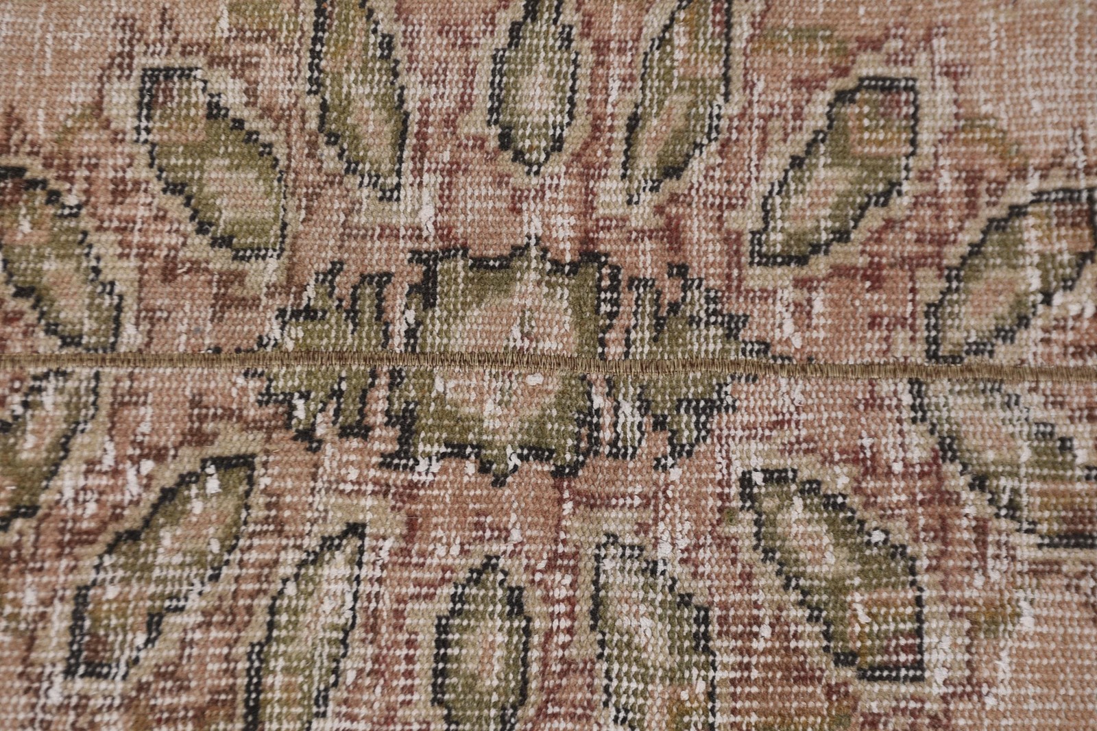 4,4×8,7 ft Turkish Rug, Vintage Area Rug, Beige Brown Floral Rug