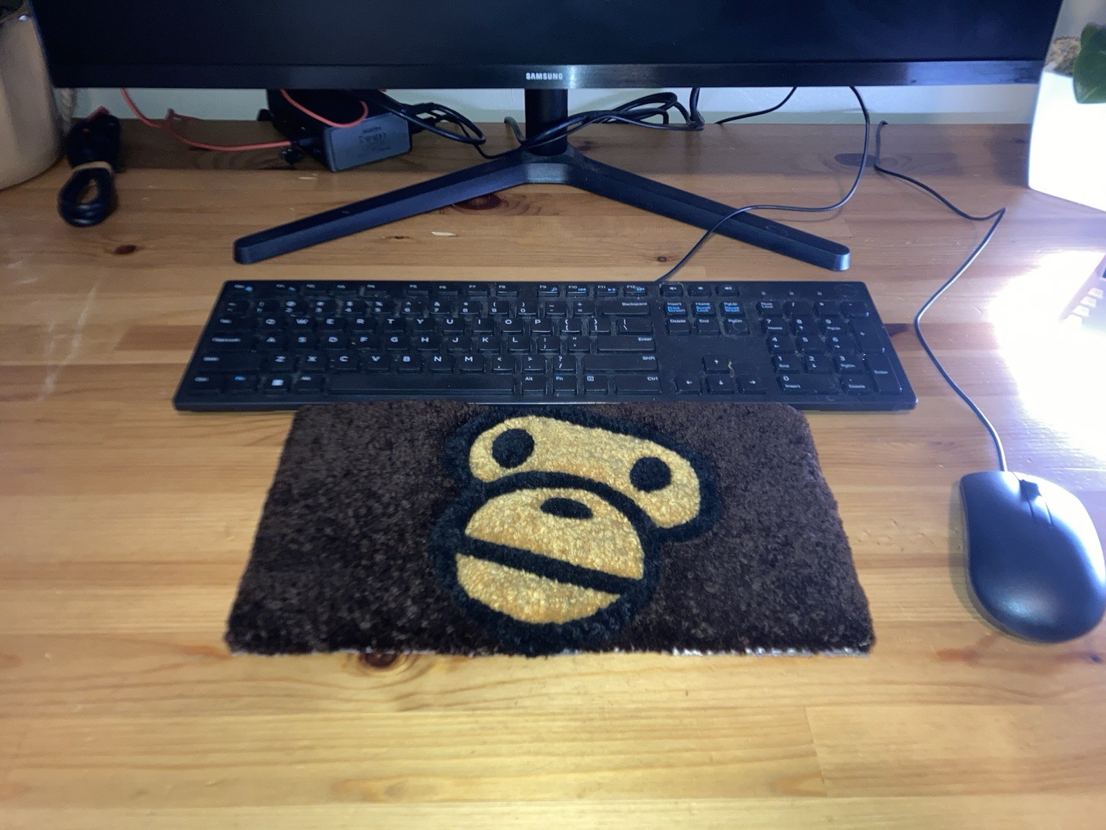 A Bathing Ape BAPE Baby Milo Tufted Keyboard Rug