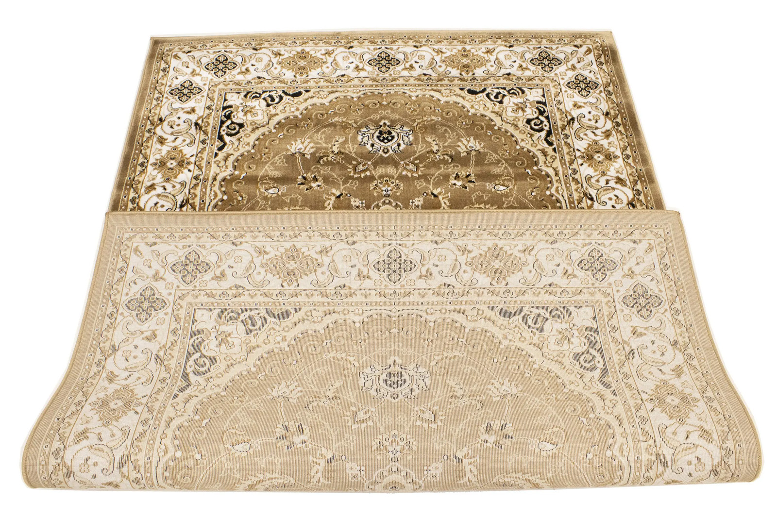 Vintage Style Brown Floral Classic 4X6 Machine-Made Area Rug Oriental Carpet