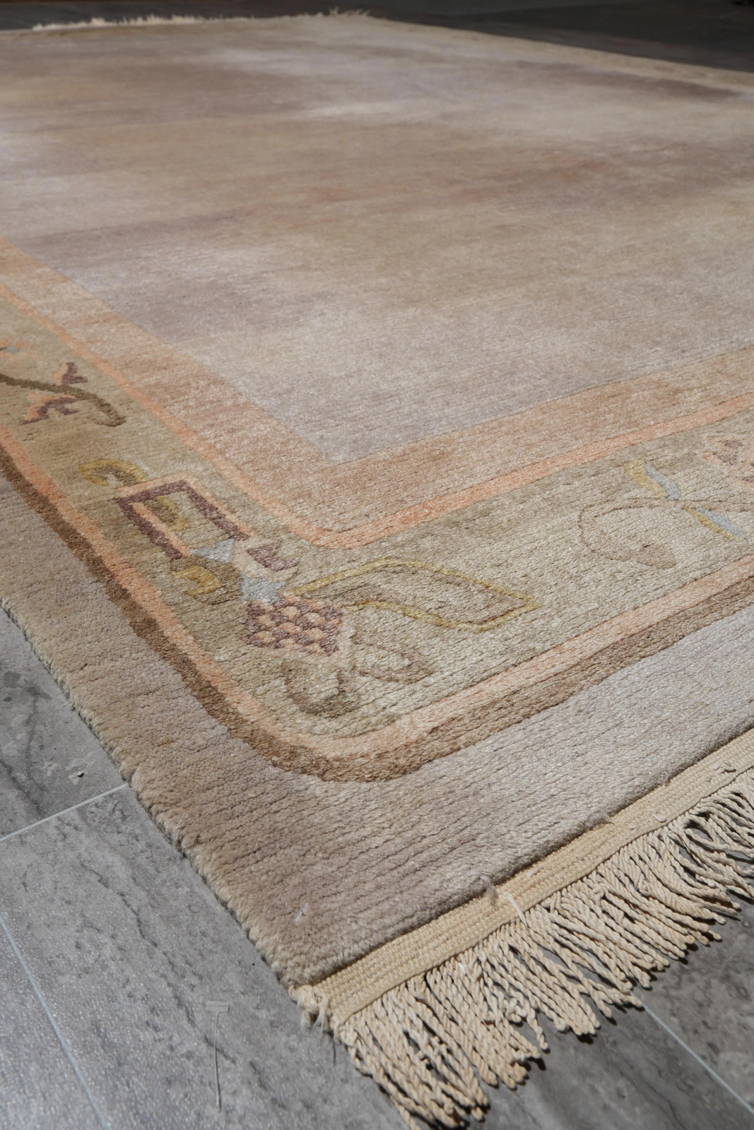 8.8 x 11.6 Modern Handmade Tibbet Rug Pre-Owned #F-4095