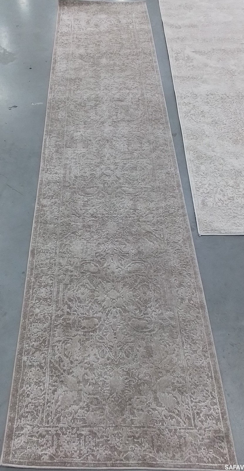 BEIGE / CREAM 2′-3″ x 10′-0″ Flaw in Rug, Reduced Price 1172781629 RFT665A-210