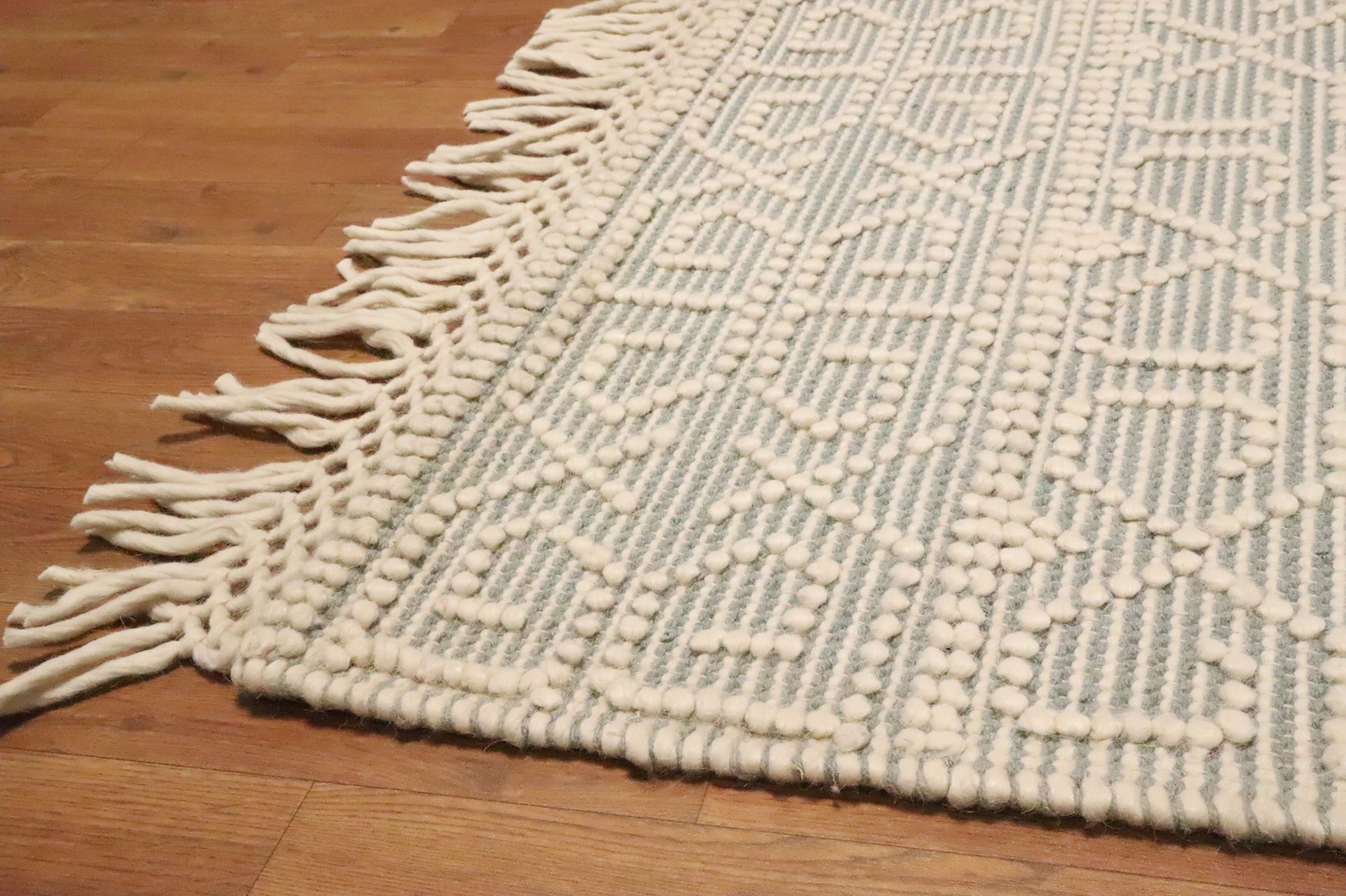 Geometric Oriental Area Rug 5×8 Hand-knotted Wool Modern Gotti Design