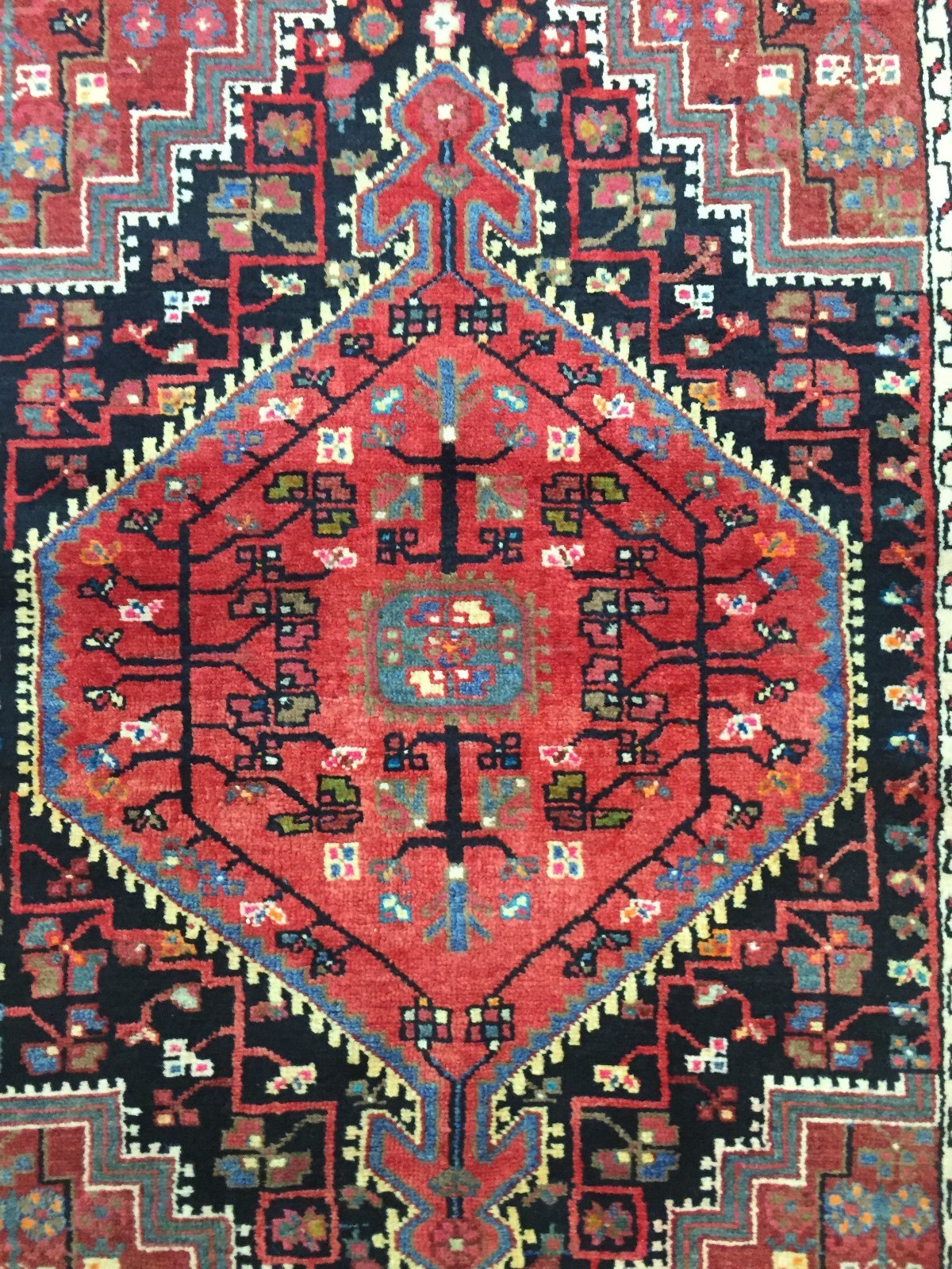 3’3″ x 5’1″ Turkish Oriental Rug – 1980s – Hand Made – 100% Wool