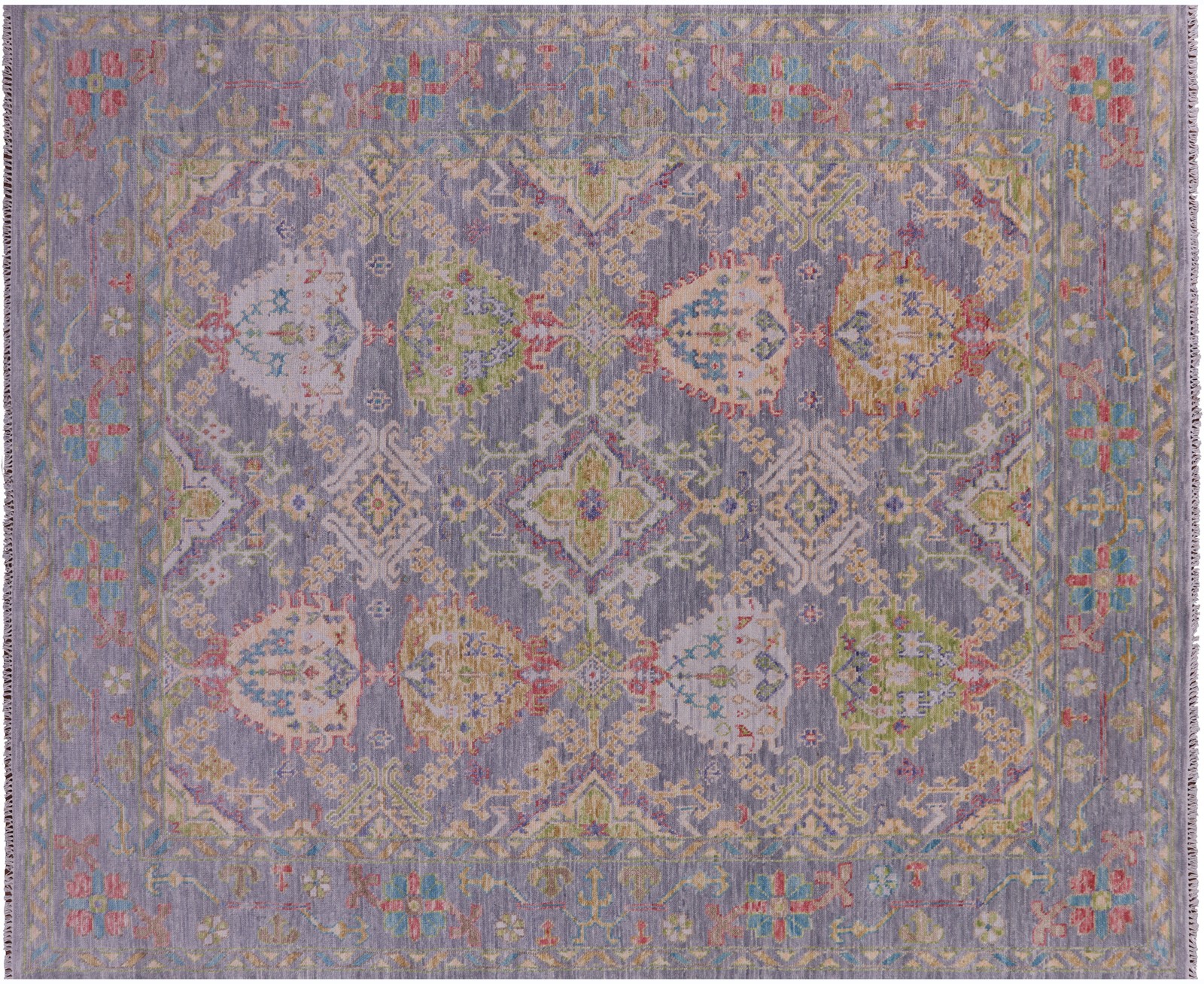 Handmade Turkish Oushak Wool Rug 8′ 1″ X 10′ 0″ – Q20038
