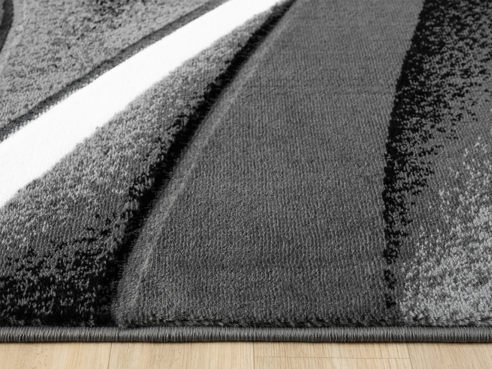 Modern Abstract Area Rug Hand Carved Geometric Carpet For Living Room PR1001