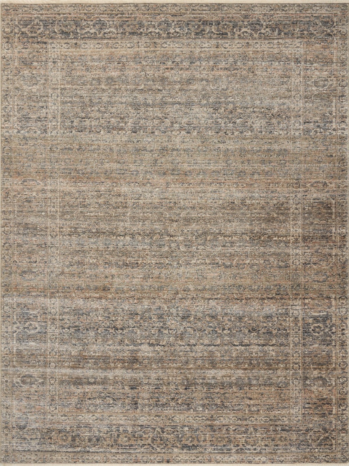 Loloi Amber Lewis Molly Navy/Blush 2′-3″ x 3′-10″ Accent Rug