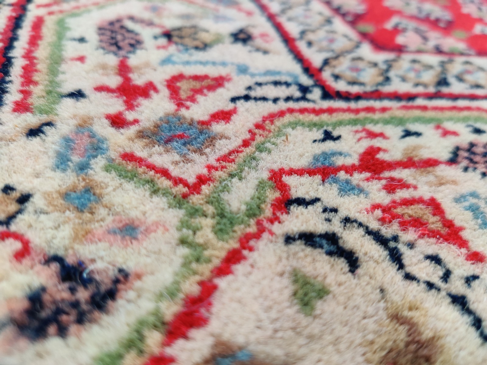 Mir Hand Knotted Rug 100% Wool Traditional Vintage Royal Paisley 2’4″ x 4’7″