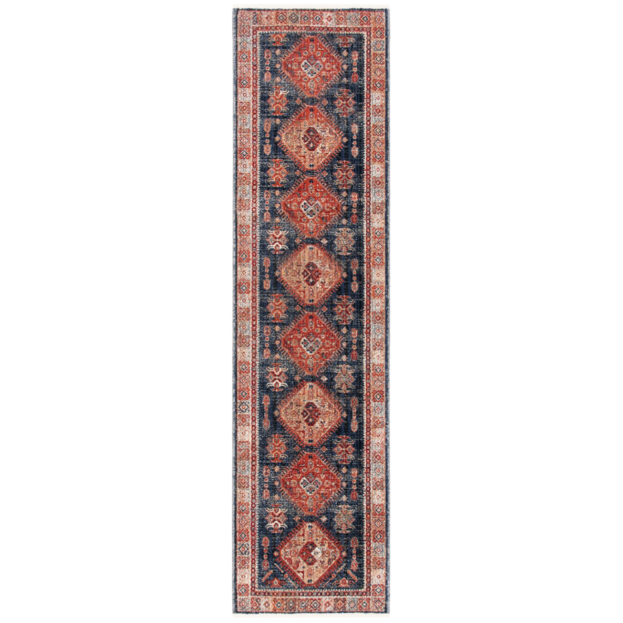 SAFAVIEH Herat Collection HRT379P Rust / Black Rug