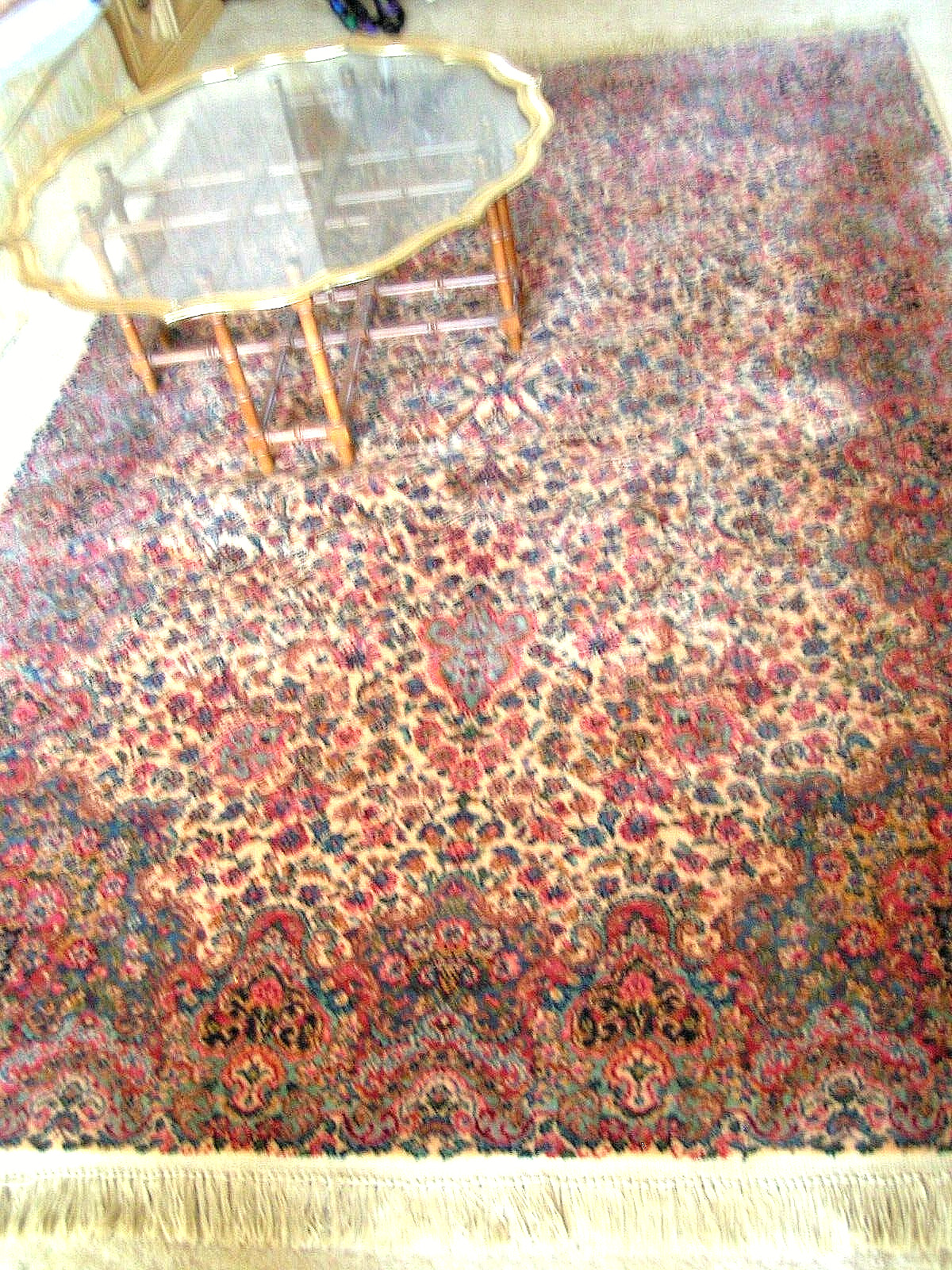 Vintage Karastan Rug Kirman Design 759 Pattern 5’9″x 9′ Great Condition