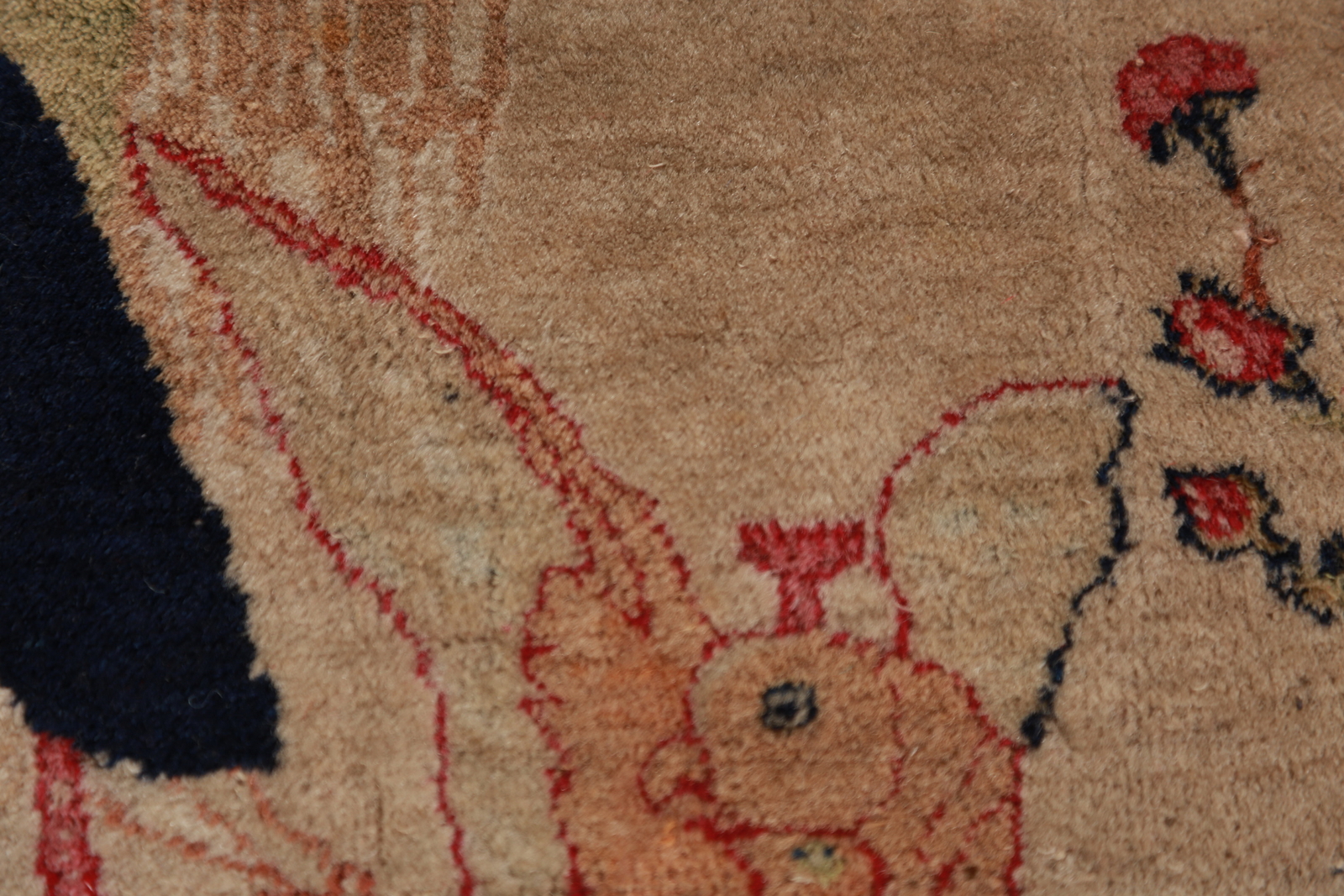 Pre-1900 Vegetable Dye Kirman Ravar Antique Rug 2×3 Hand-made Traditional Rug