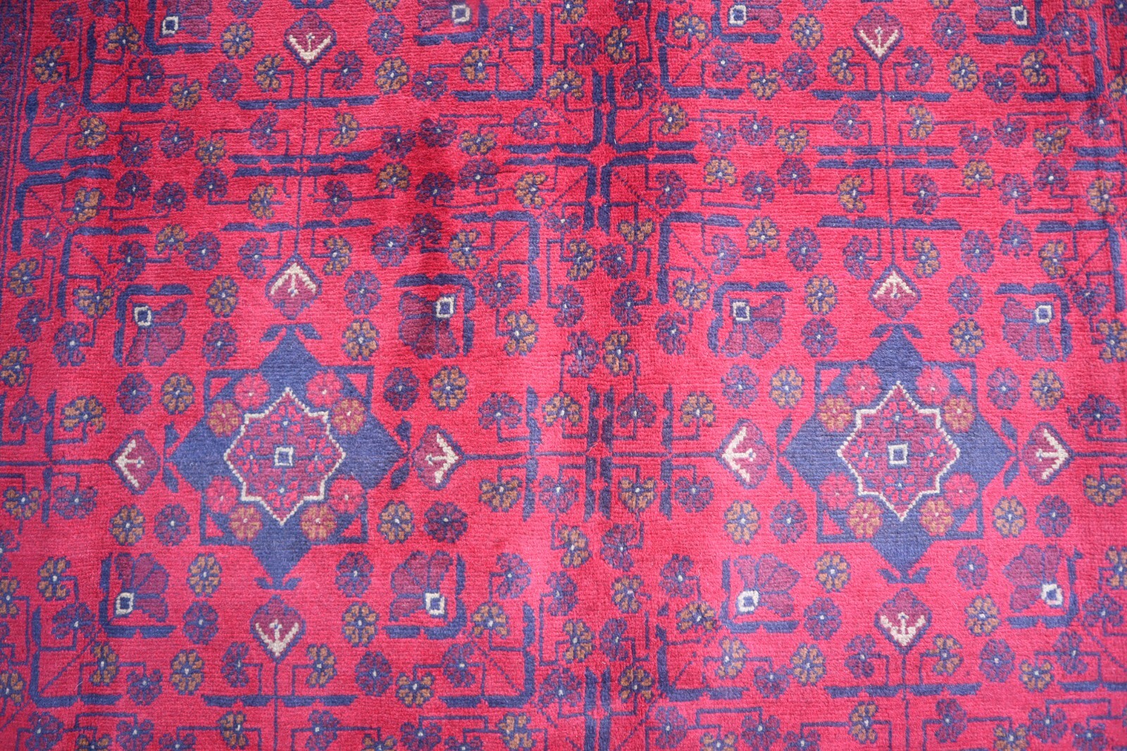 5’6×8 ft Afghan Hand Knotted Khal Mohammedi Rug, Living Room Bedroom Office Rug