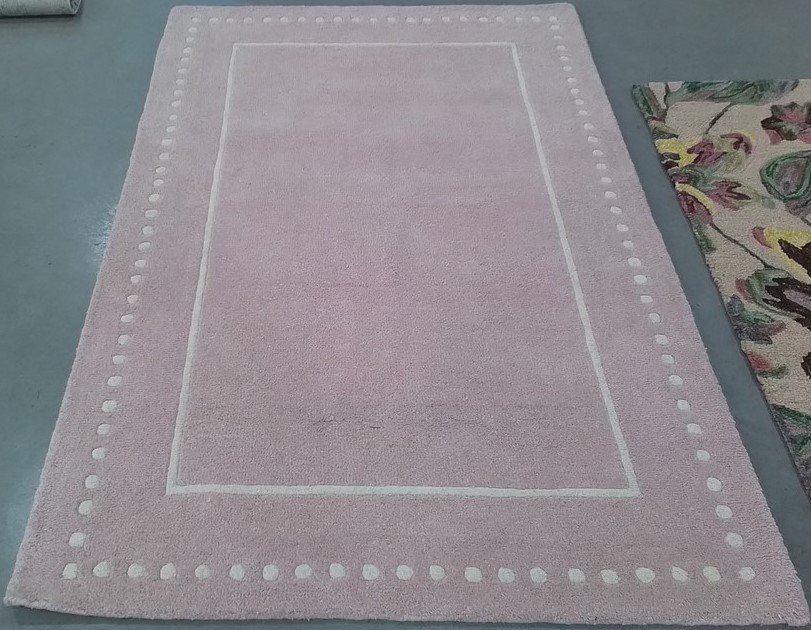 LT PINK / IVORY 4′-0″ x 6′-0″ Back Stain Rug, Reduced Price 1172806310 BEL151M-4