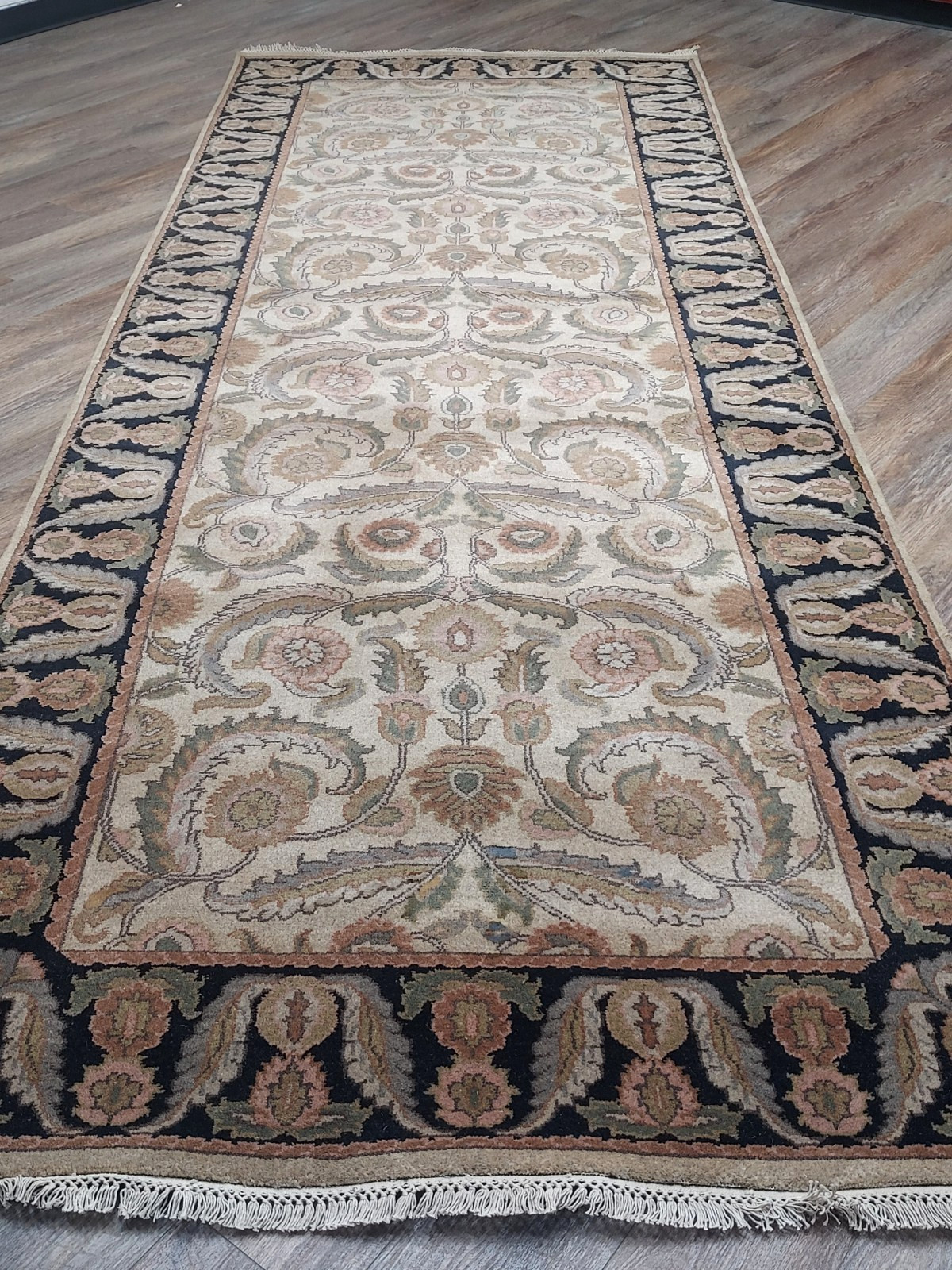Turkish Hand Made Bohemian Oushak Contemporary Design, Turkish Rug 5×13 Ft