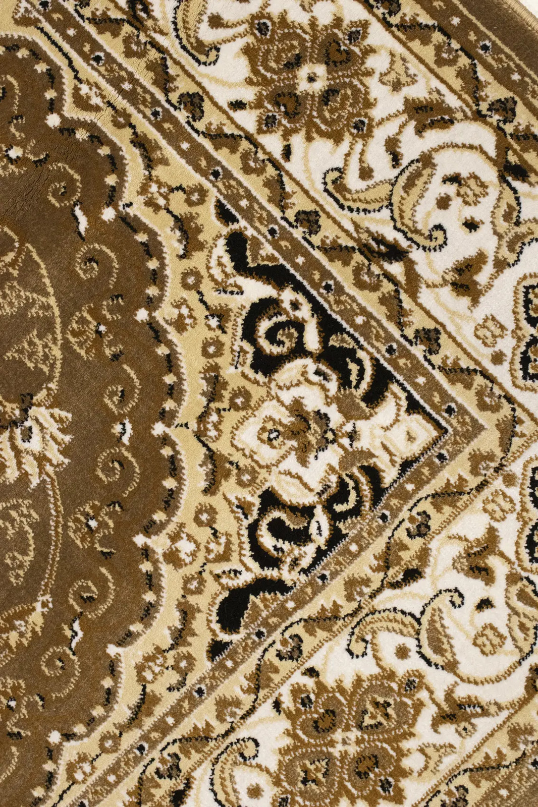 Vintage Style Brown Floral Classic 4X6 Machine-Made Area Rug Oriental Carpet