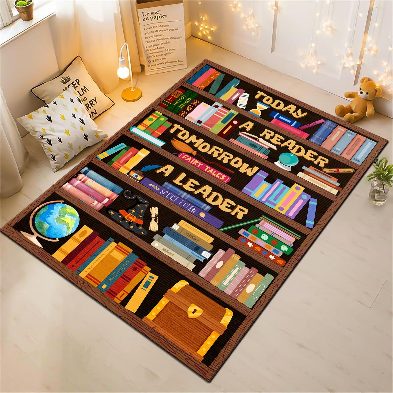 Classroom Library Rug, Reading Rug for Classroom Library, Carpet for Study Ro…