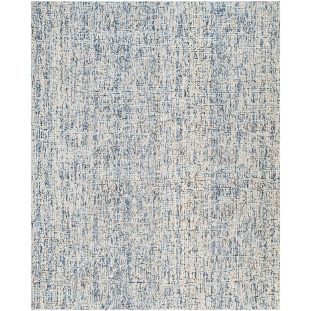 SAFAVIEH Abstract ABT468C Handmade Dark Blue / Rust Rug