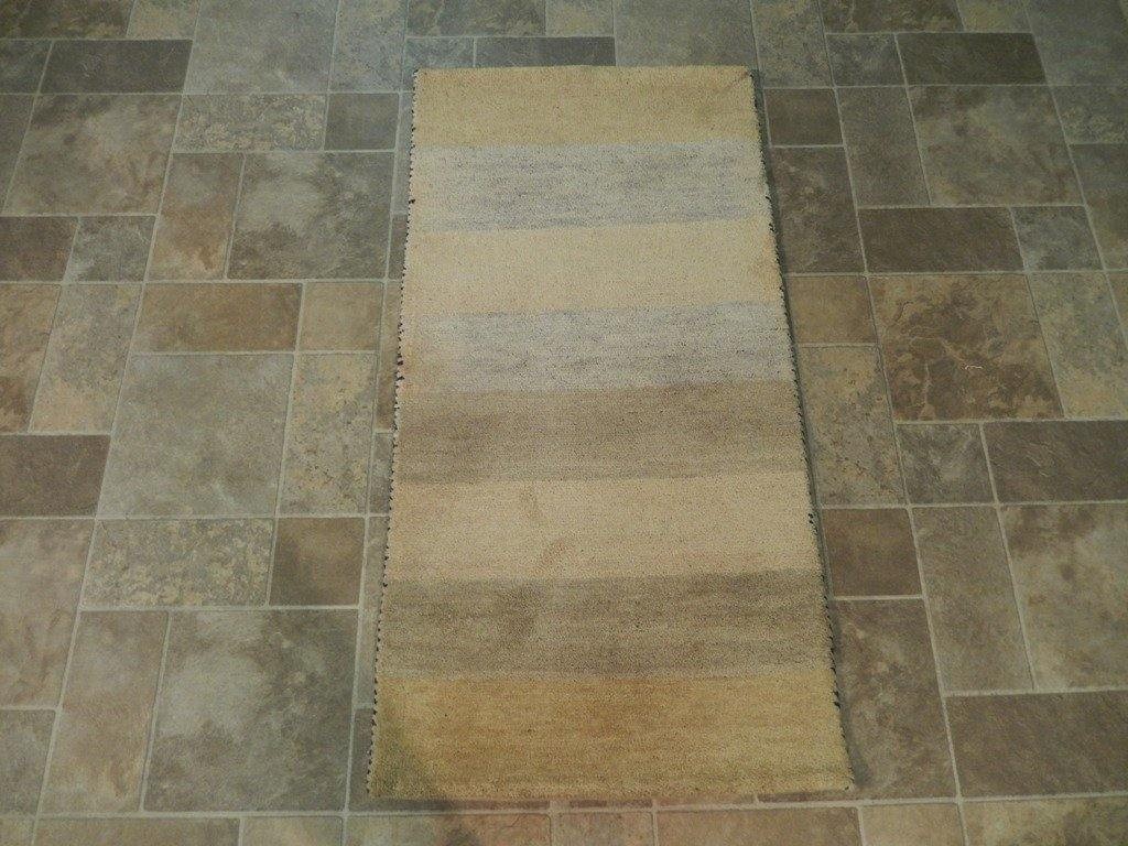 Pristine 2×1 Authentic Hand Knotted Modern Gabbeh Rug