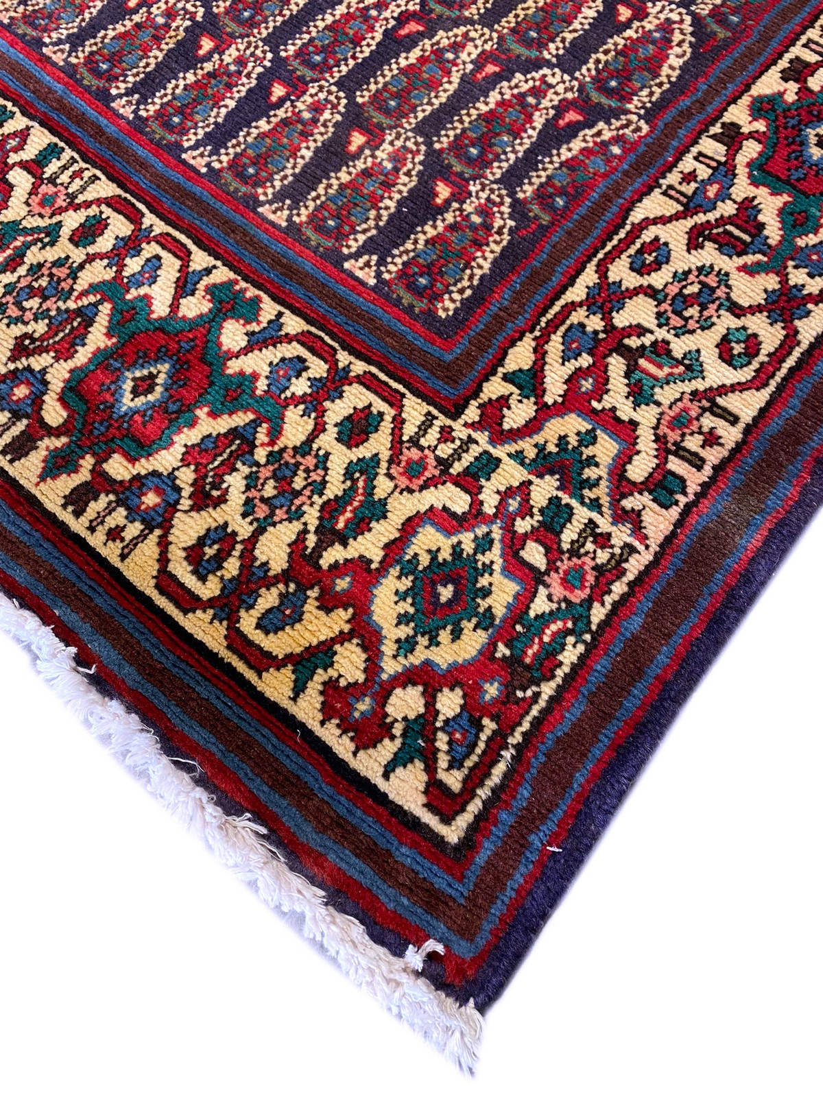 3×10 Semi- Antique Perrsian Handmade Runner Paisley #F-6697