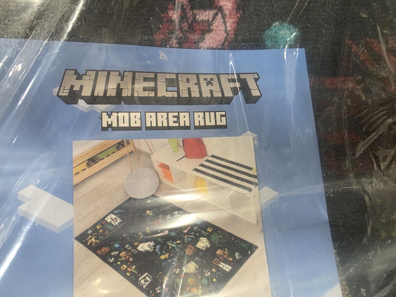 Minecraft Mob Printed Area Rug, 60 x 39 Inches – New / Sealed
