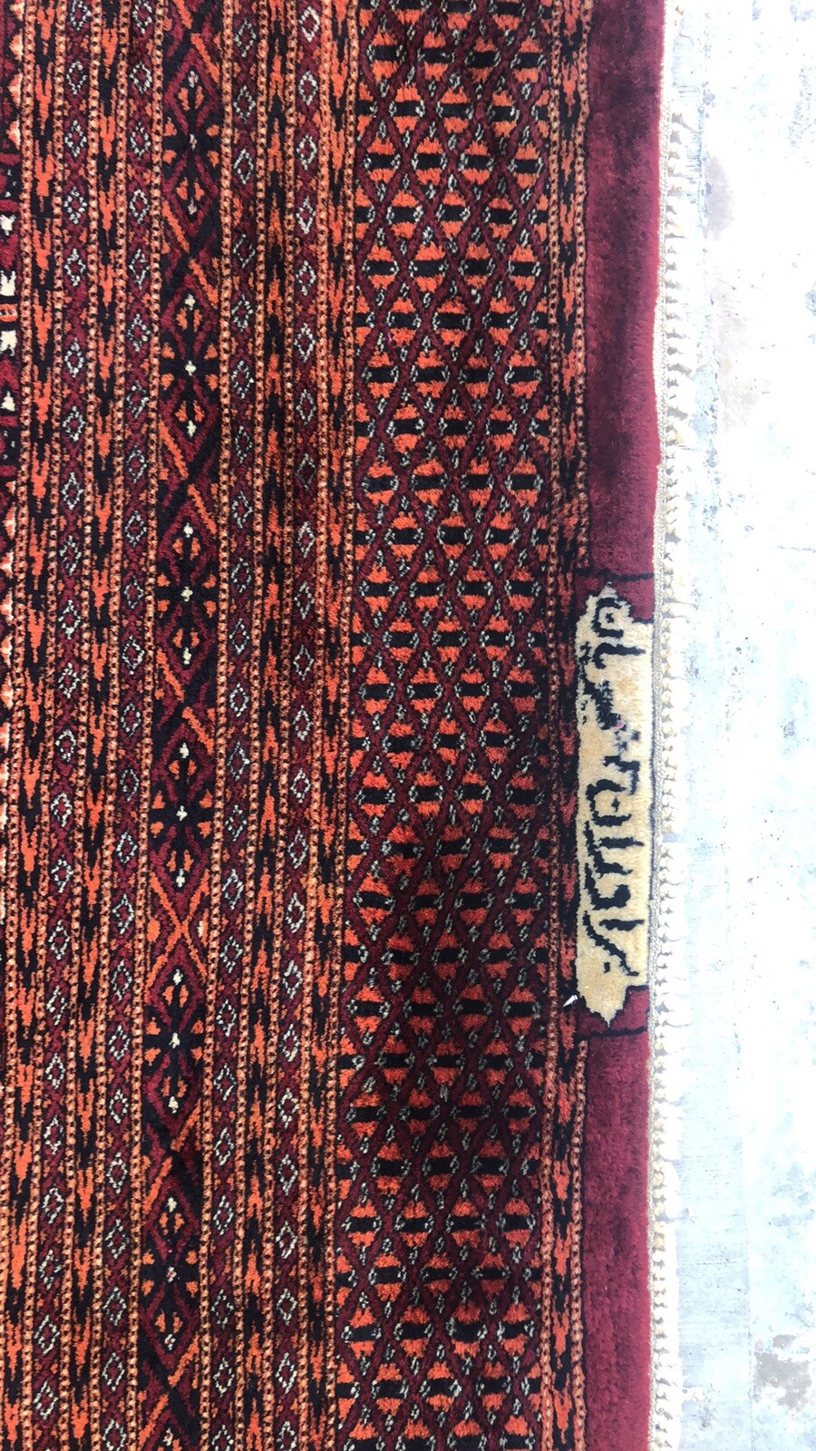handmade carpet 6×9 Feet Made In Bokhara Made Out off Silk And Wools