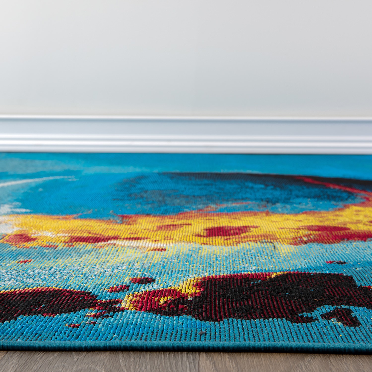 Rugshop Indoor Outdoor Rugs Galactic Wonder Galaxy Carpet Porch Rugs Balcony Rug
