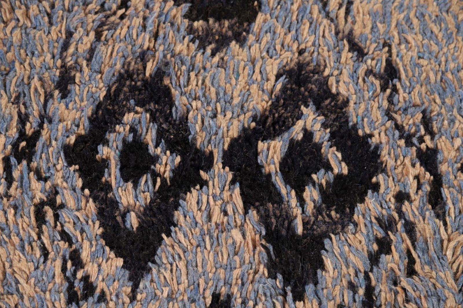Luxury Hand-Knotted Contemporary Moroccan Wool Area Rugs 7×11 ft