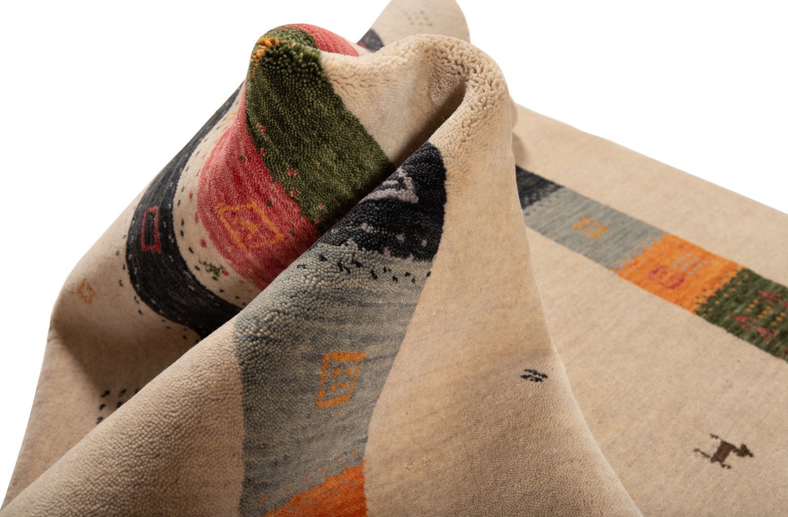 Handloom Handwoven Oriental Rug 78 5/16×56 5/16in-Fine,Modern,Carpet,Rug,New,
