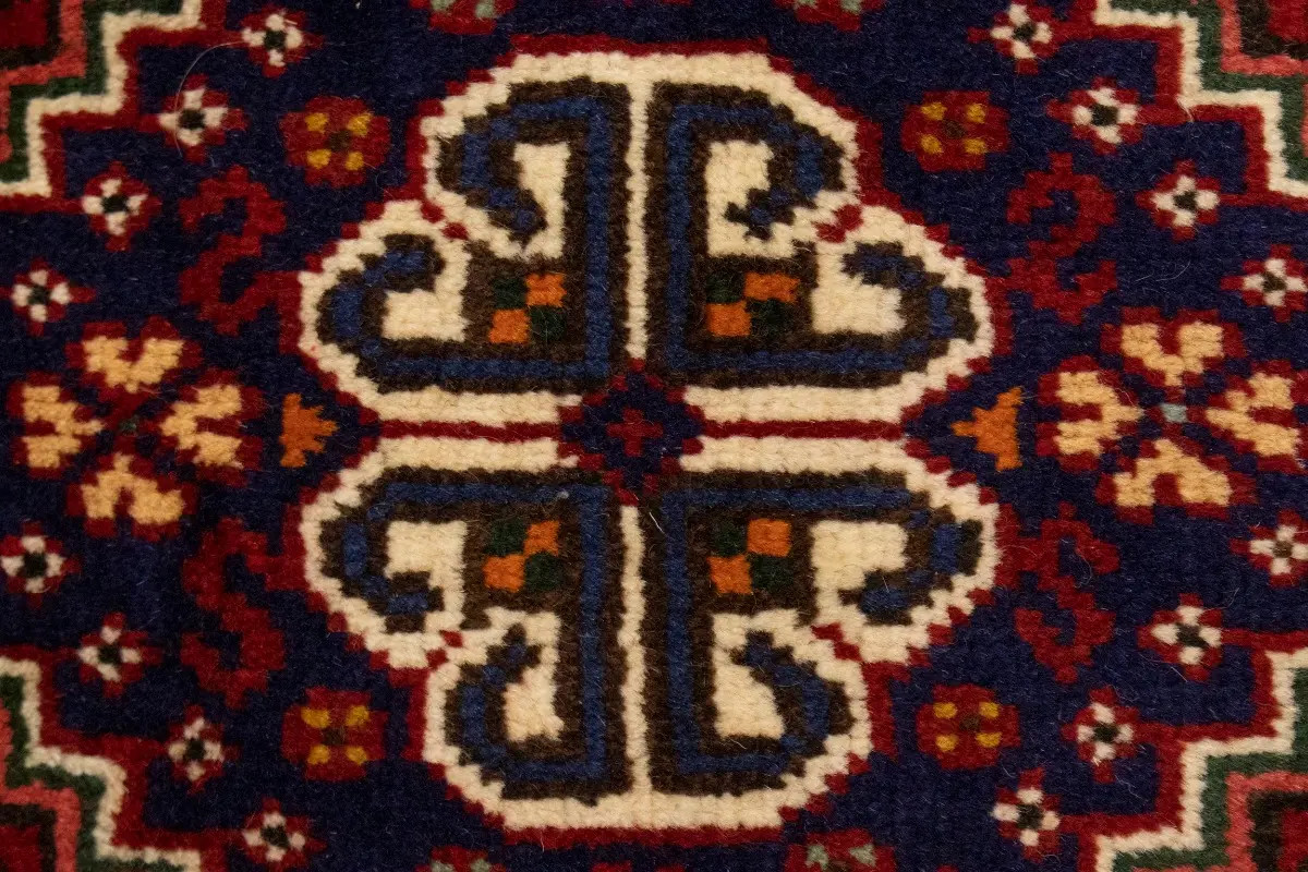 3’5X5 Handmade Oriental Rug Geometric Tribal Design Farmhouse Decor Carpet