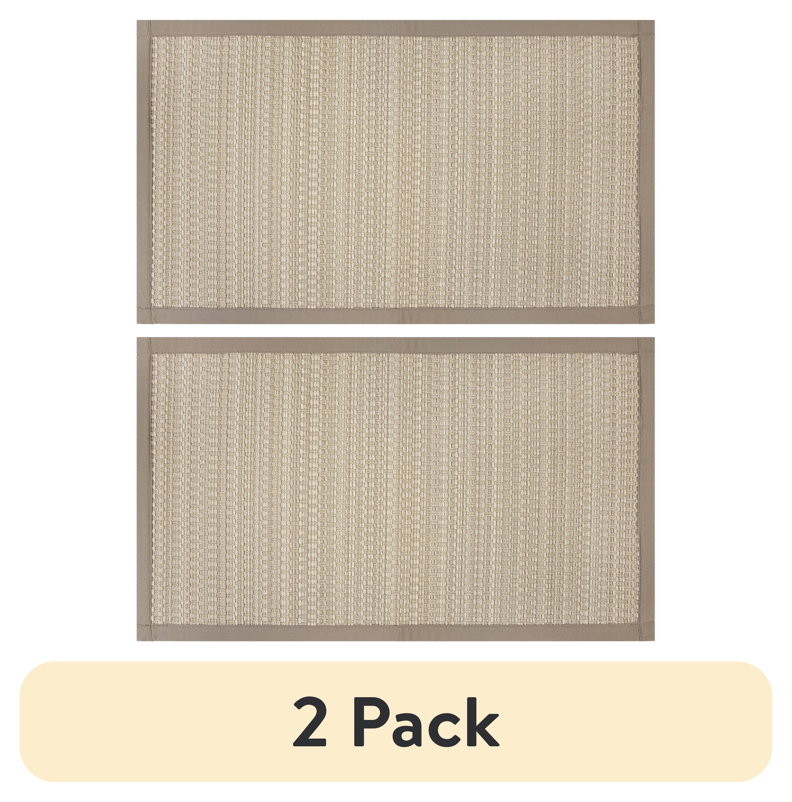 Better Homes & Gardens Gray Woven Polypropylene 20″ x 34″ Indoor Kitchen Rug