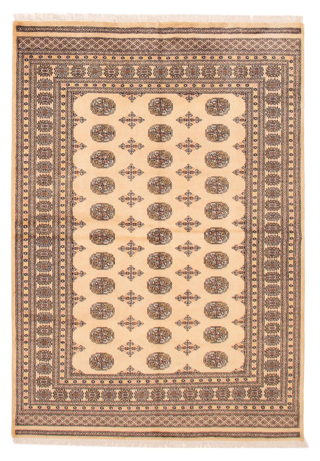 Hand Knotted Area Rug 5’7″ x 8’3″ Traditional Oriental Wool Carpet