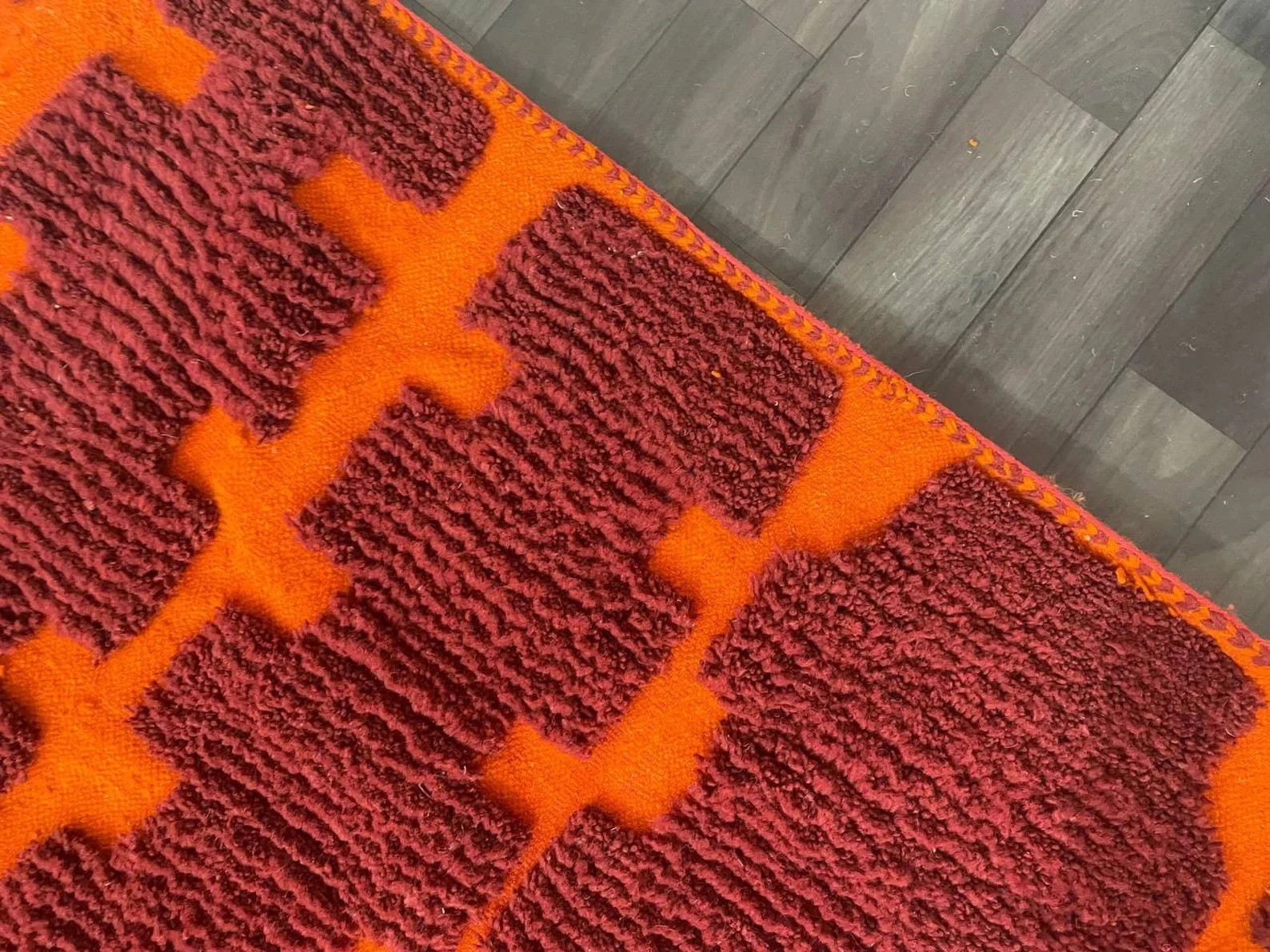 Moroccan Rug 6×9 – Handmade Wool Carpet with Boho Geometric 8×10 for living room
