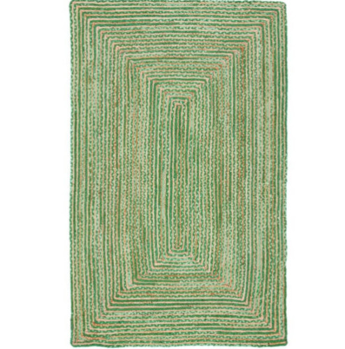 Rugs carpet Jute Cotton Mix Braided Area Rug Bohemian Non Slip Modern Carpet Mat