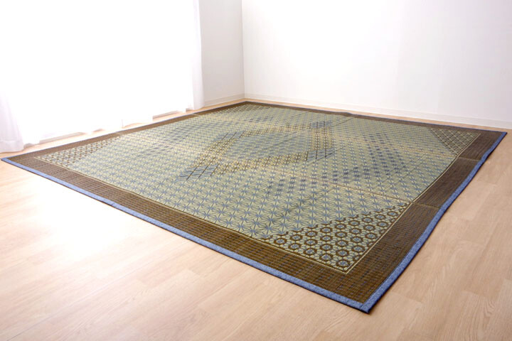 Japane Tatami Mat Japanese rush grass Modern Igusa Carpet Rug Gray Brown IKEHIKO