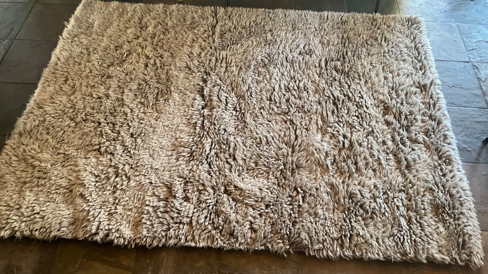 HAY SHAGGY RUG 140 cm x 200 cm (4.5 x 6.5 ft)
