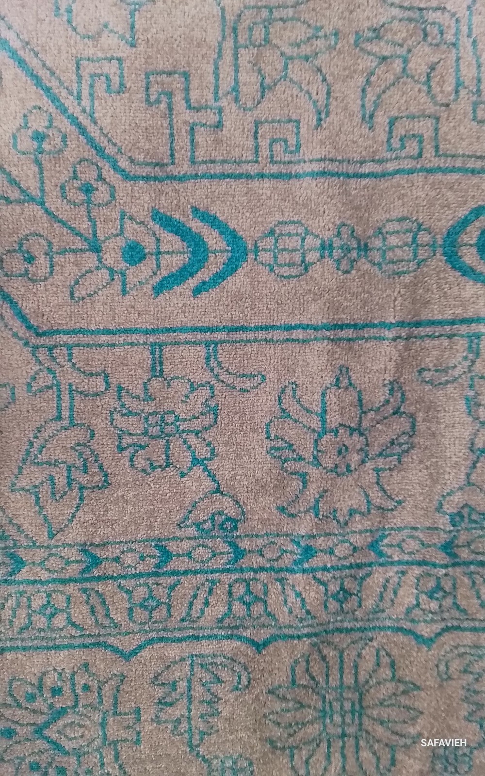LIGHT GREY / TEAL 8′-0″ x 10′-0″ Flaw in Rug, Reduced Price 1172803158 ADR108L-8