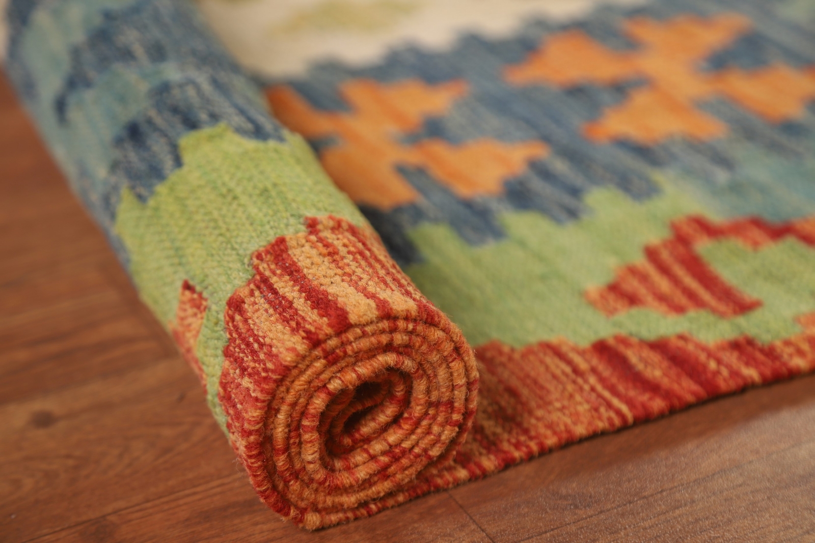 Dual-Sided Kilim Kelim Rugs Flatweave Wool Palace Sized Carpet 10×16 ft